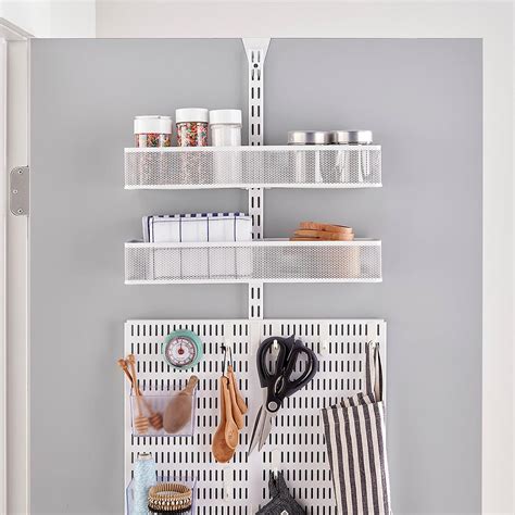 over the door hamper|over the door elfa rack.